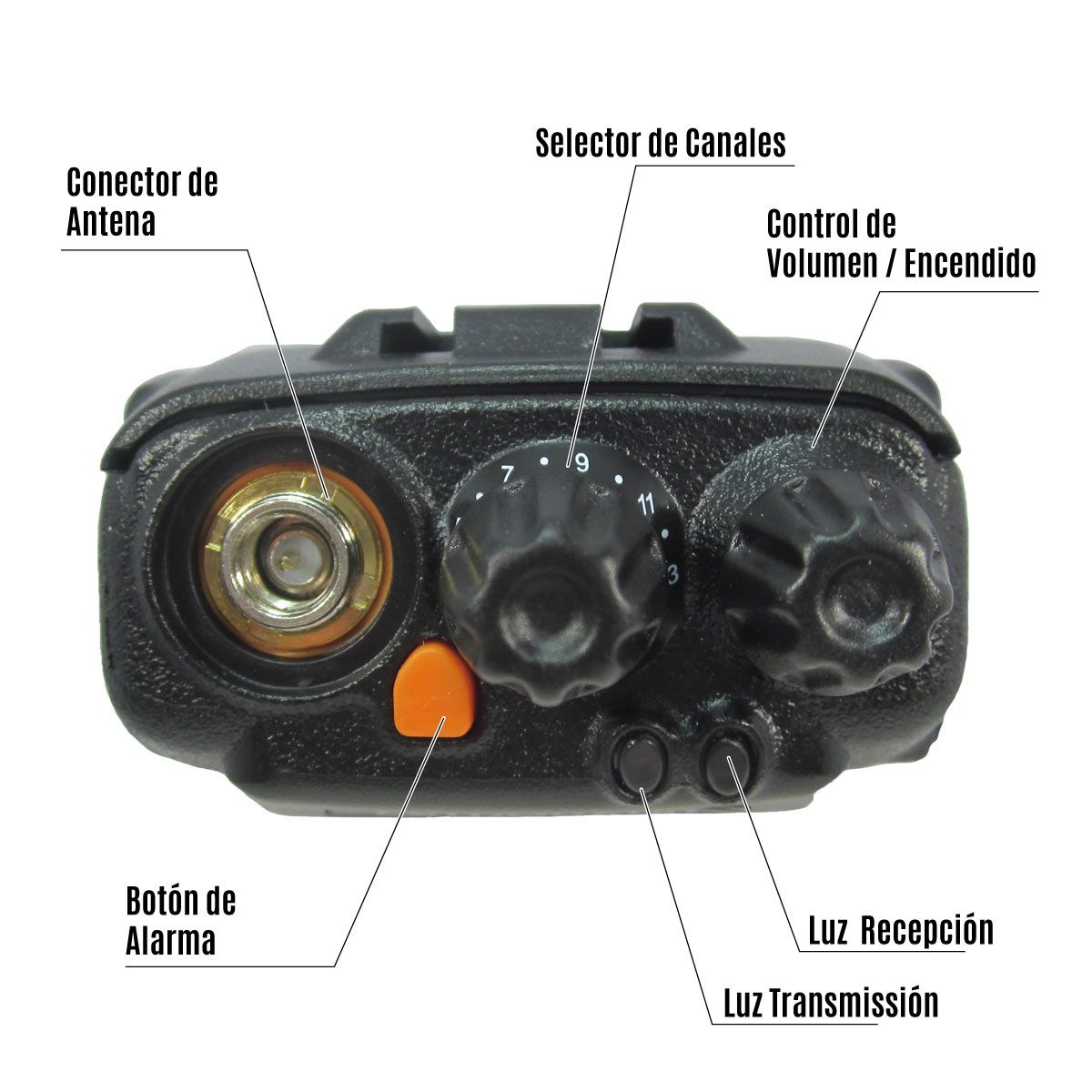 Radio Wouxun KG-929 Analógico UHF 450-520 MHz