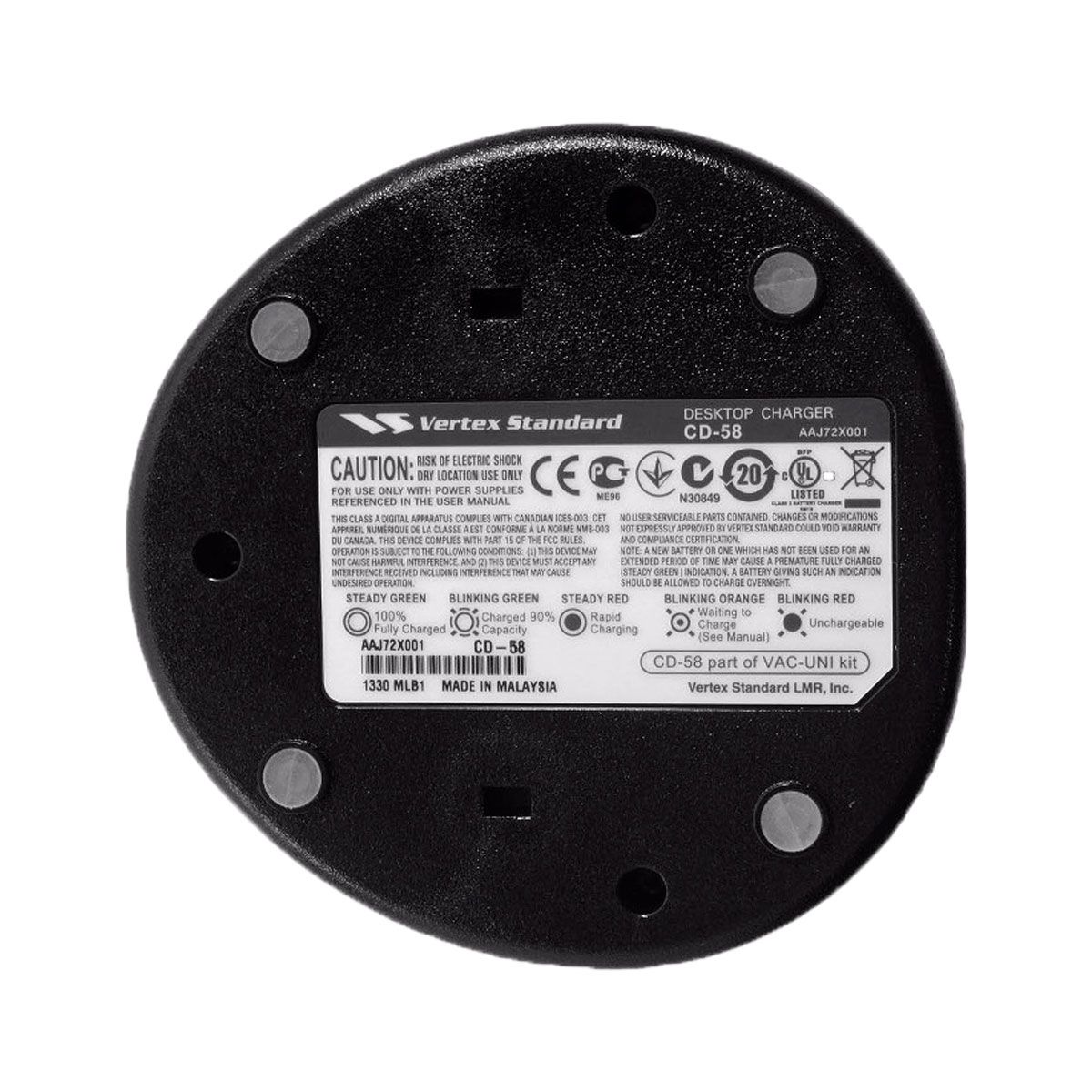 Cargador Individual Motorola CD-58 para Radio EVX-261