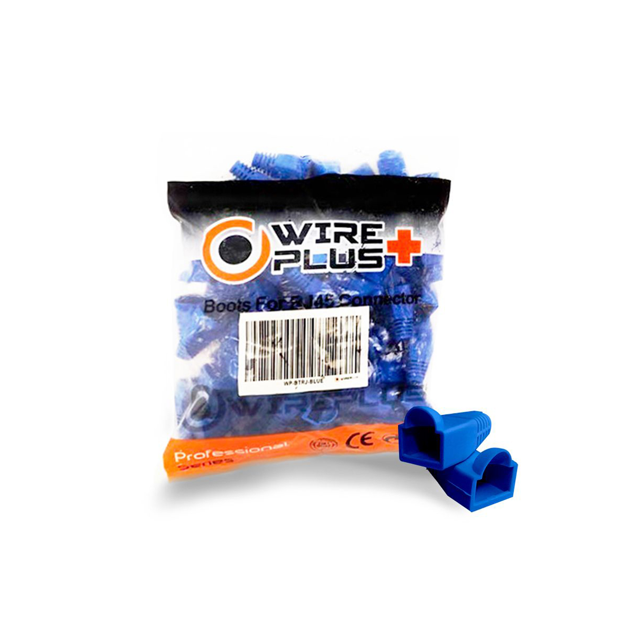 Botas para conector RJ45 azules Wireplus