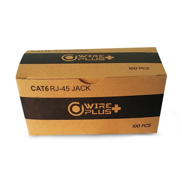 Conectores RJ45 Cat 6 Wireplus 100 Unidades