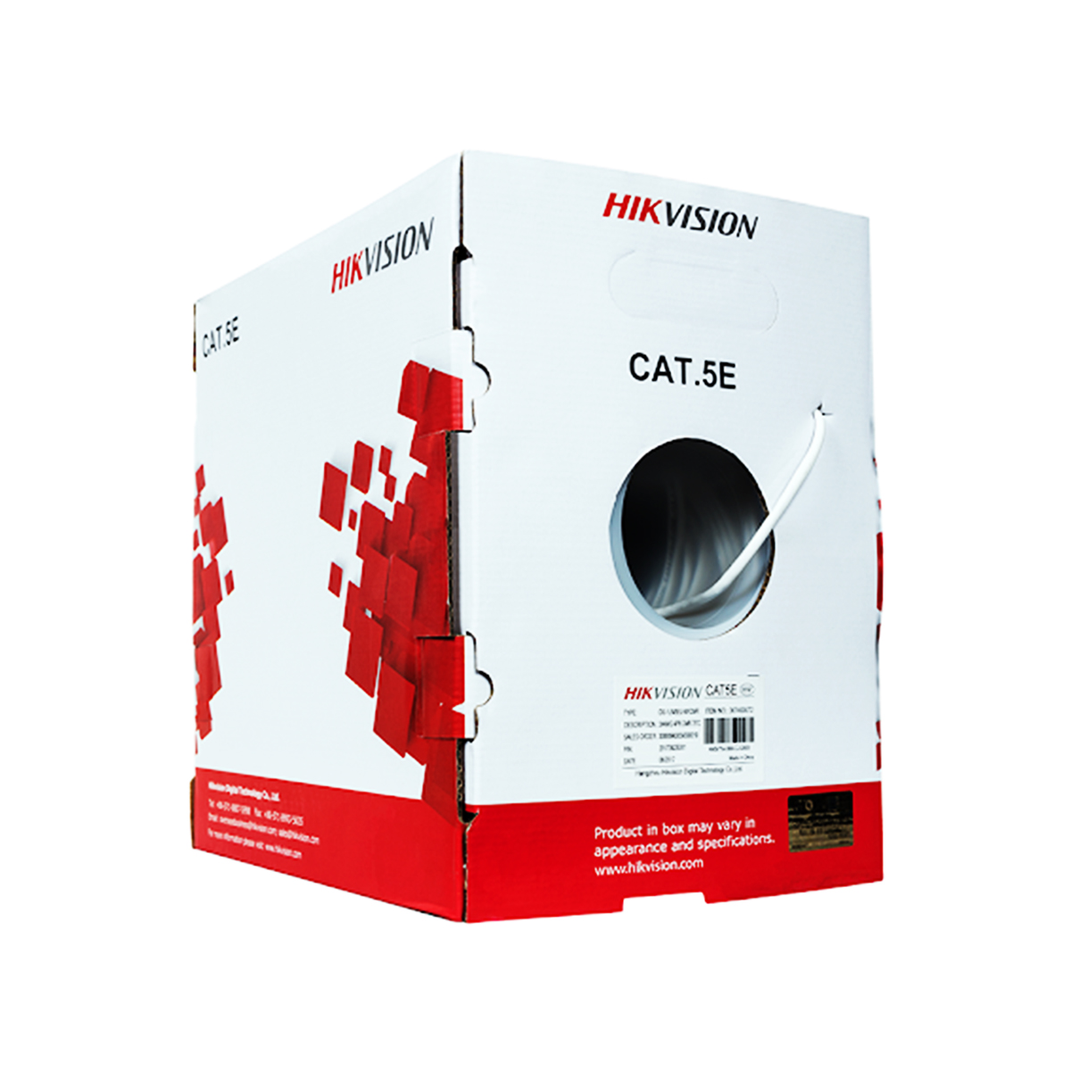 Cable UTP CAT 5e Hikvision DS-1LN5EU-G