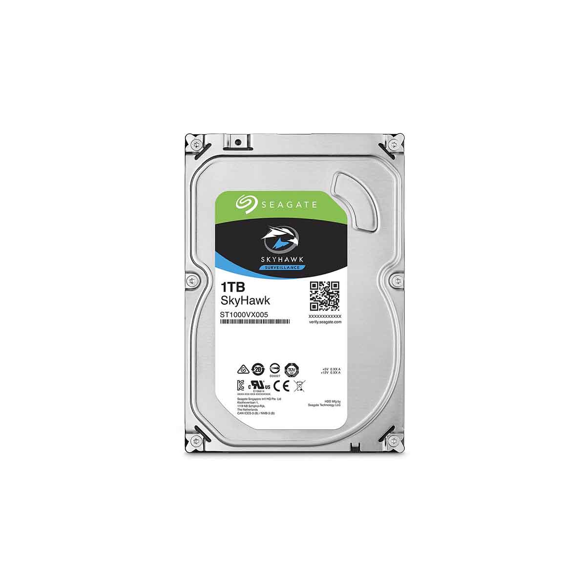 Disco Duro 1TB Interno SEAGATE SKYHAWK STM1000VX005