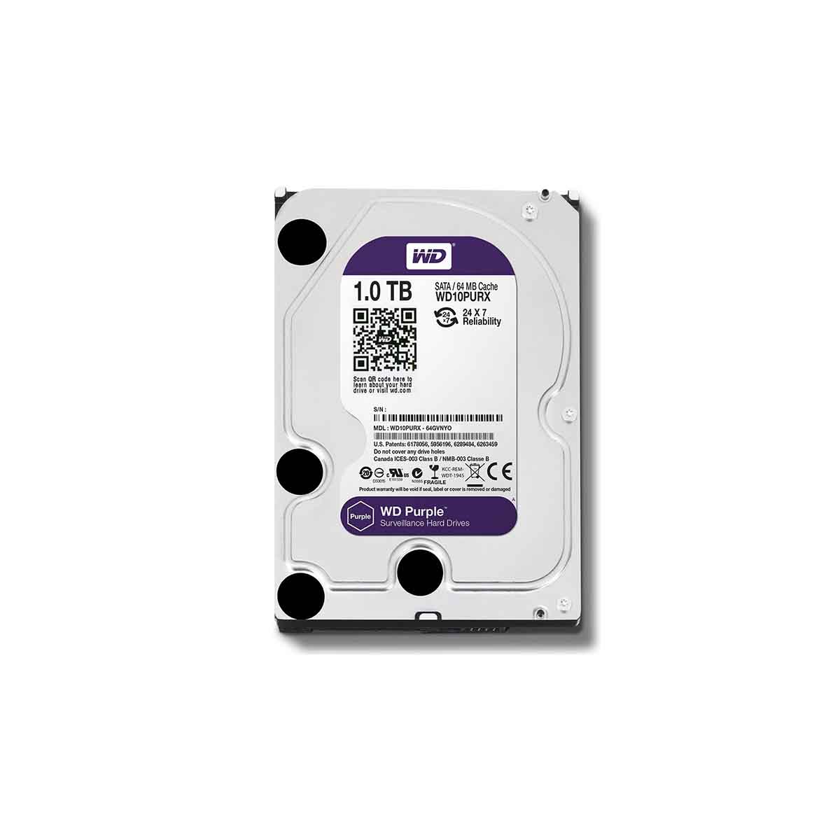 Disco Duro 2TB Western Digital WD20PURX especial para vídeo vigilancia