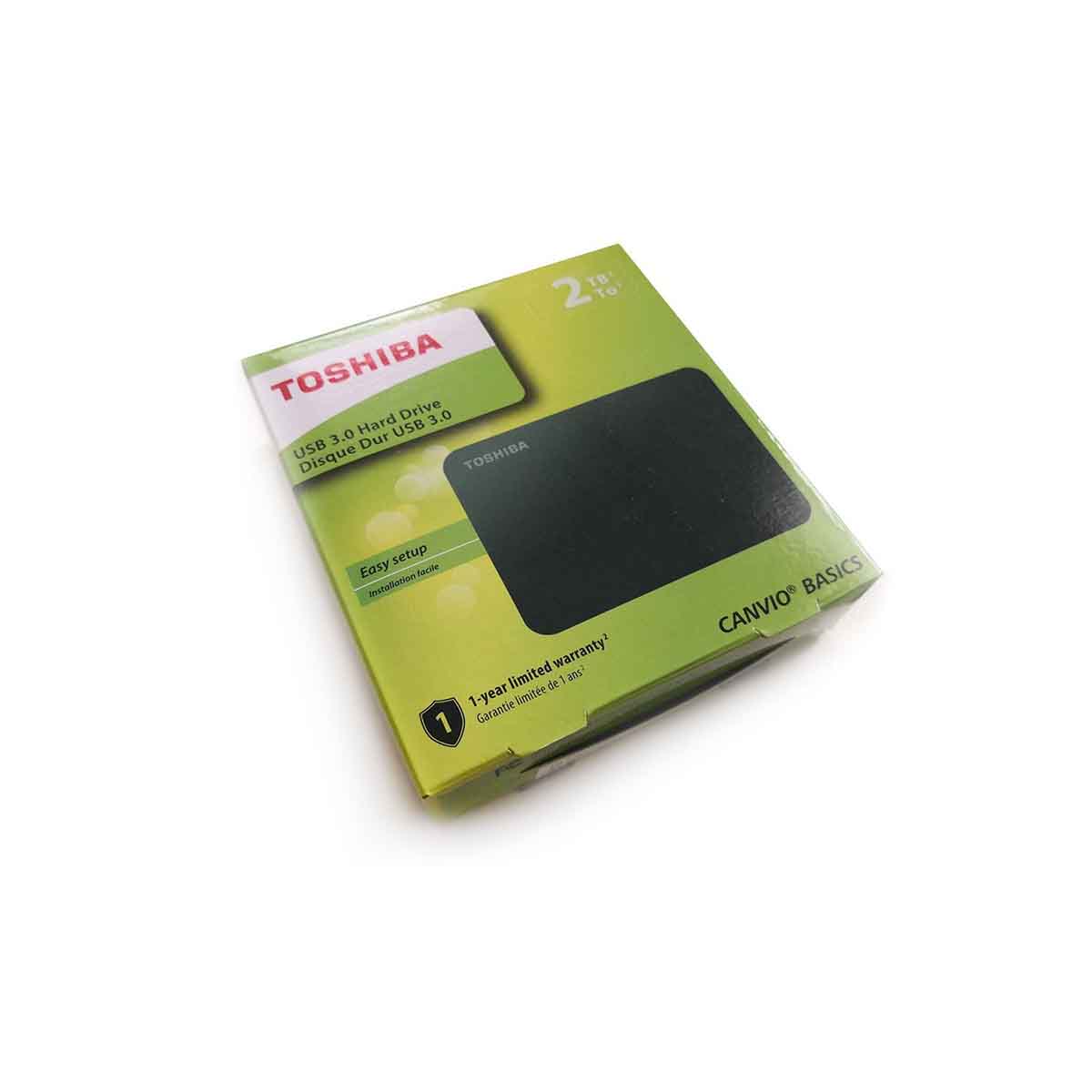 Disco Duro Externo TOSHIBA Canvio Basic 2TB HDTB420XK3AA