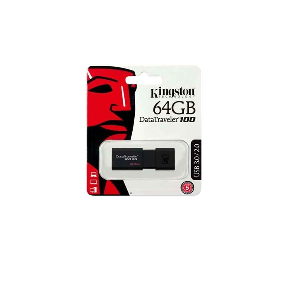 Pendrive Kingston 64GB USB Data Traveler DT100G3/64GB