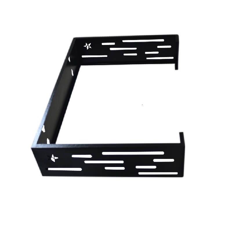 Rack de pared abierto Metalnet de 2 U