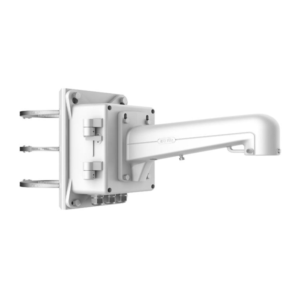 Soporte Vertical con Base para Postes y Caja de Conexiones Hikvision DS-1602ZJ-BOX-POLE