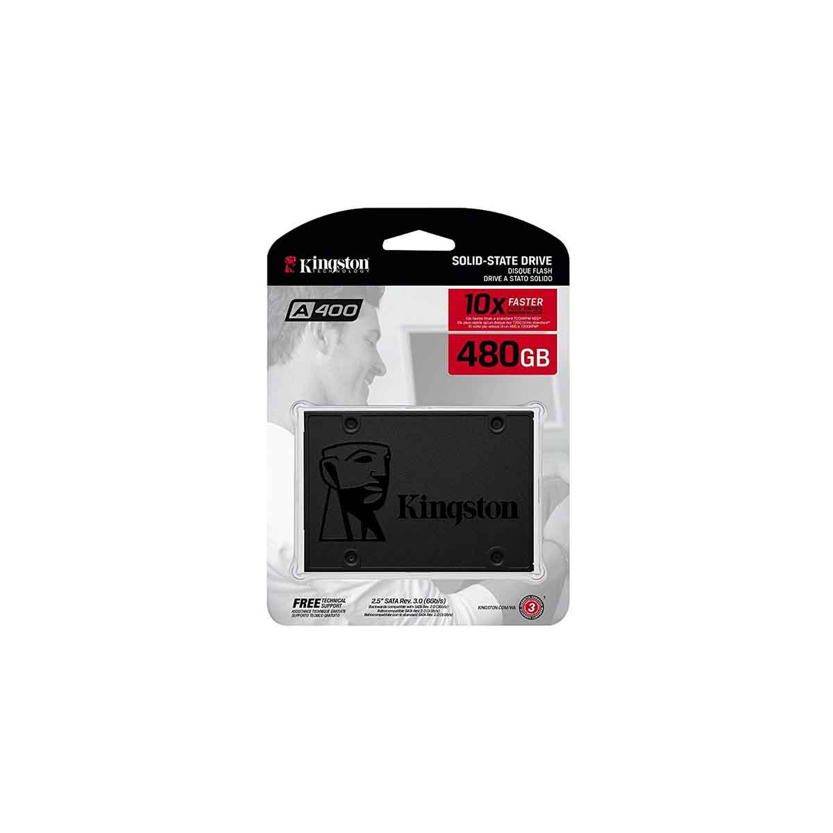 Disco Duro Kingston SSD A400 480GB