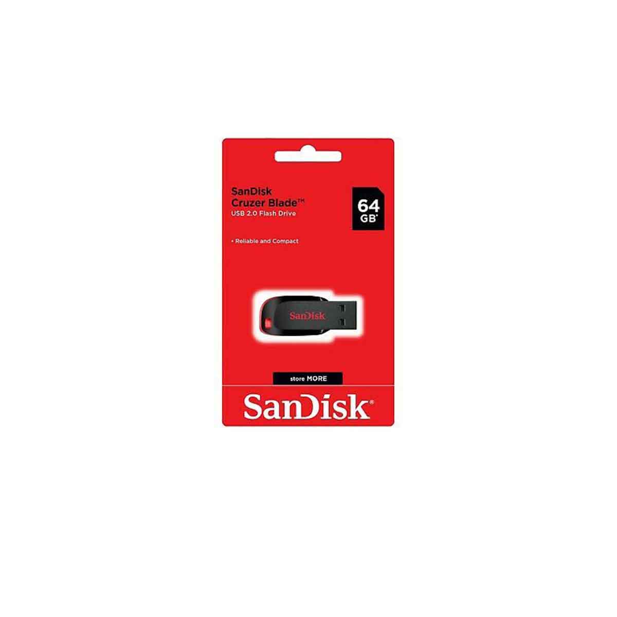 Pendrive Kingston 64GB USB 2.0 CRUZER SDCZ50-064GB35