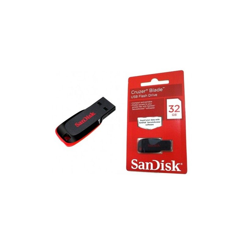 Pendrive Kingston 32GB USB 20 CRUZER SDCZ50-032G-B35