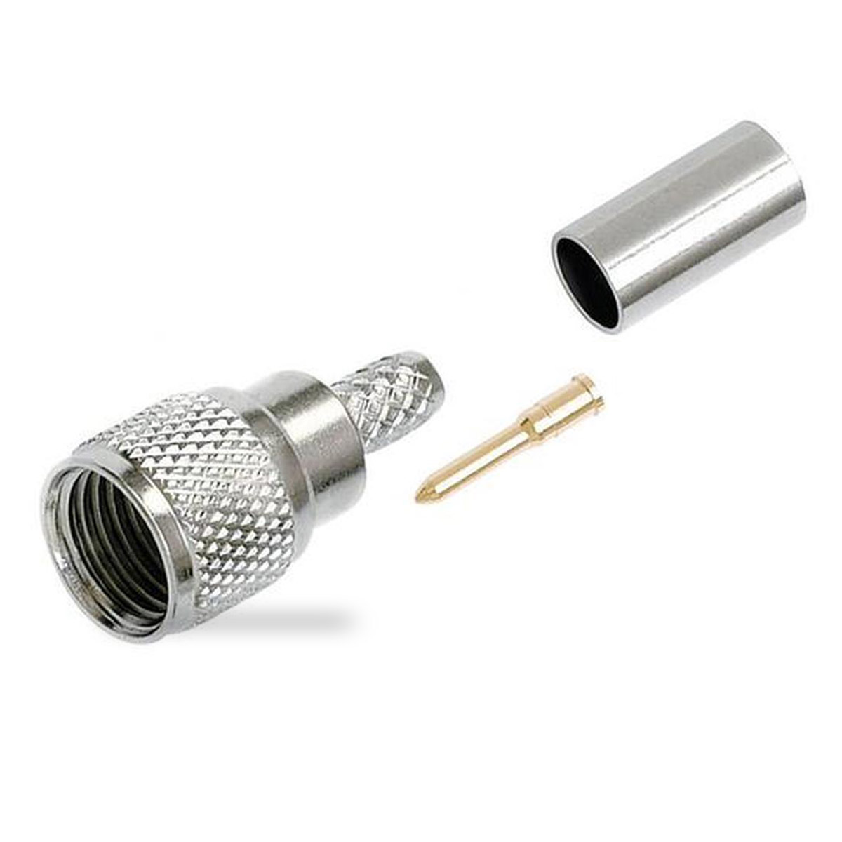 Conector de RF Mini-UHF para cable coaxial RG58