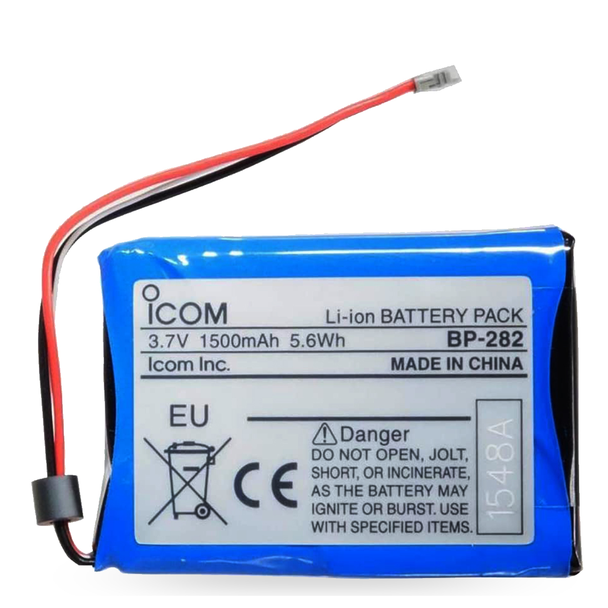 Batería Icom Li-Ion 1500 mAh para Radio IC-M25 BP-282