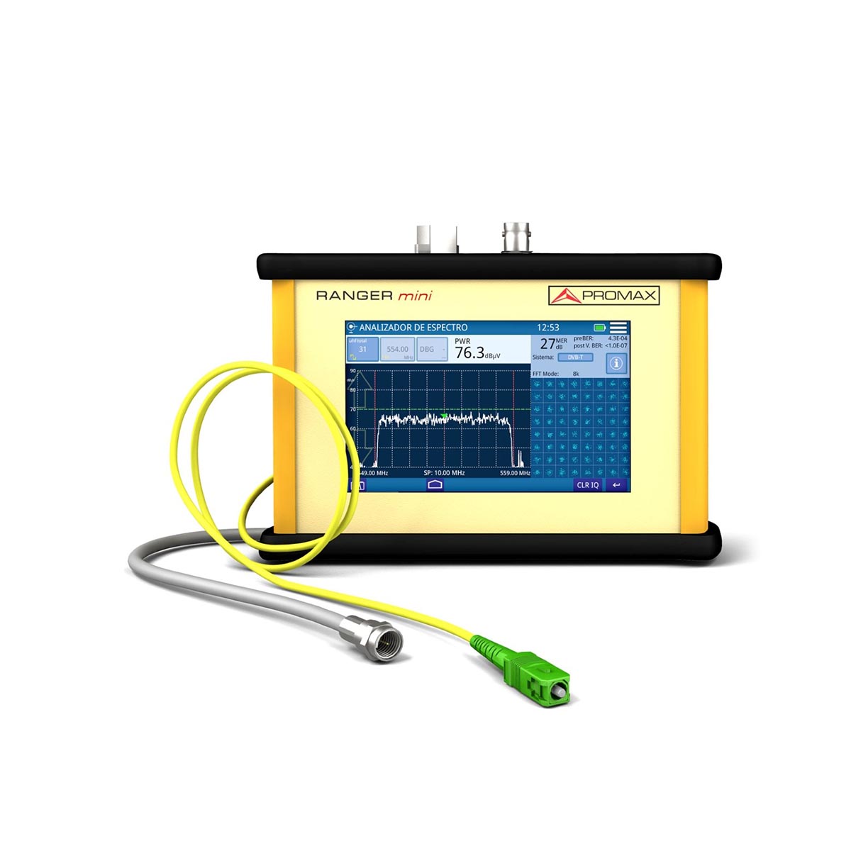 Medidor de campo para RF CATV DOCSIS y fibra óptica PROMAX RANGER mini 5 a 2700 MHz