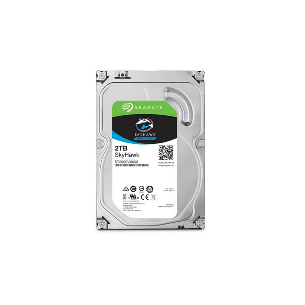 Disco Duro 2TB Interno SEAGATE SKYHAWK STM1000VX008