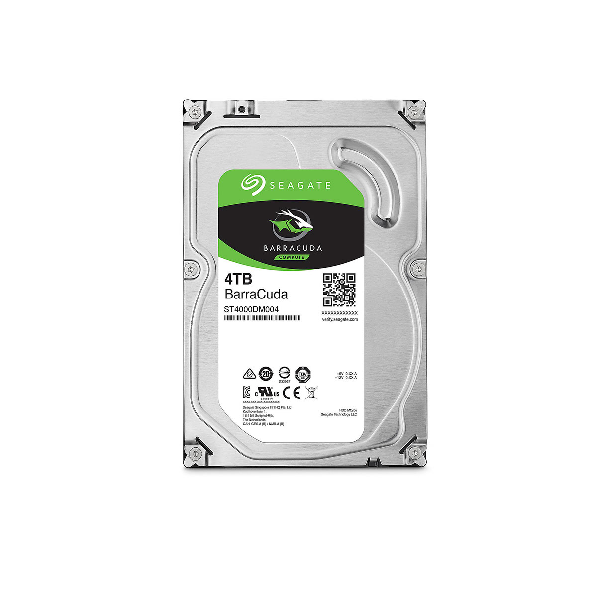 Disco Duro 4TB Interno SEAGATE BarraCuda ST4000DM004