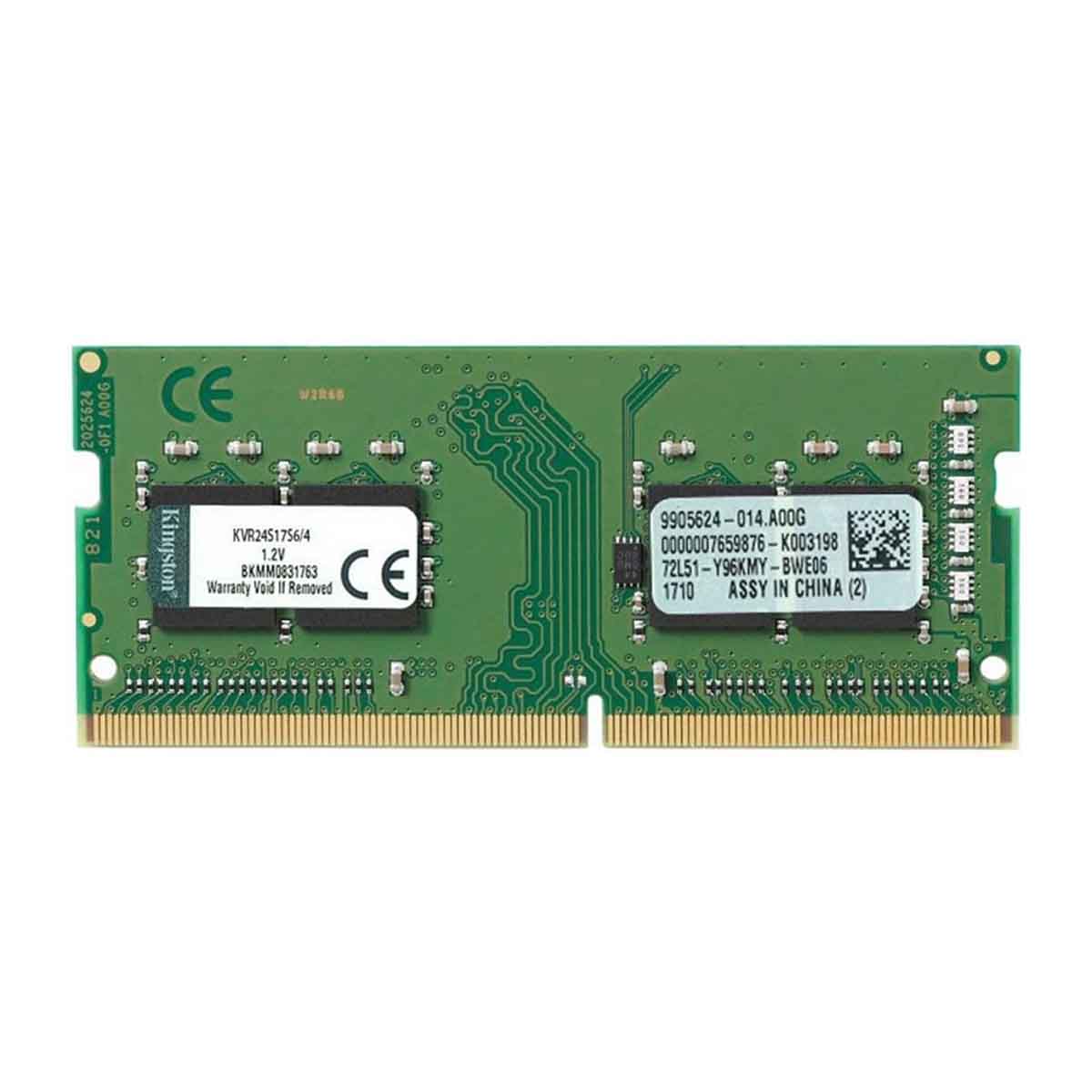 MEMORIA KINGSTON VALUE RAM 4GB 2400 -DDR4 SODIMM KVR24S17S6/4