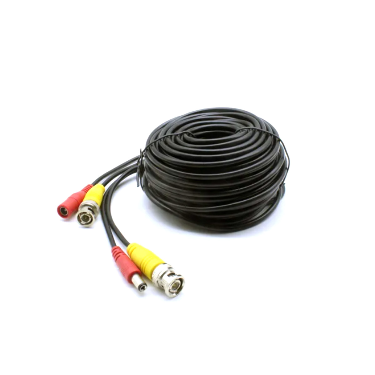 Cable siamés conectores BNC y DC 20 metros STC-BNCDC20M 100 cobre