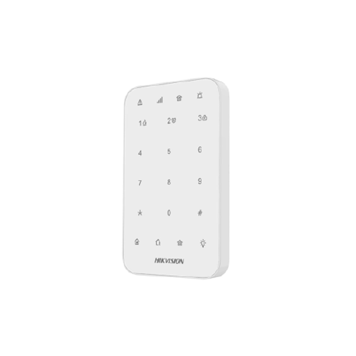 Teclado LED Hikvision Inalámbrico para Panel de Alarma DS-PK1-E-WB