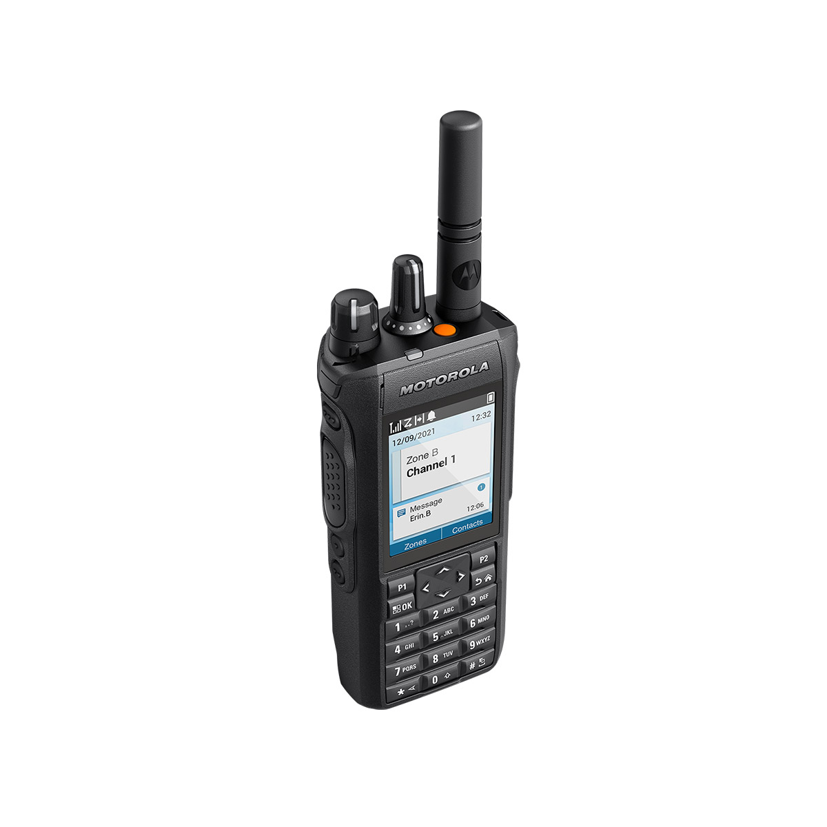 Radio Motorola R7 Digital Intrínsecamente Seguro con teclado completo LAH06JDN9RA1AN VHF 136-174 MHz