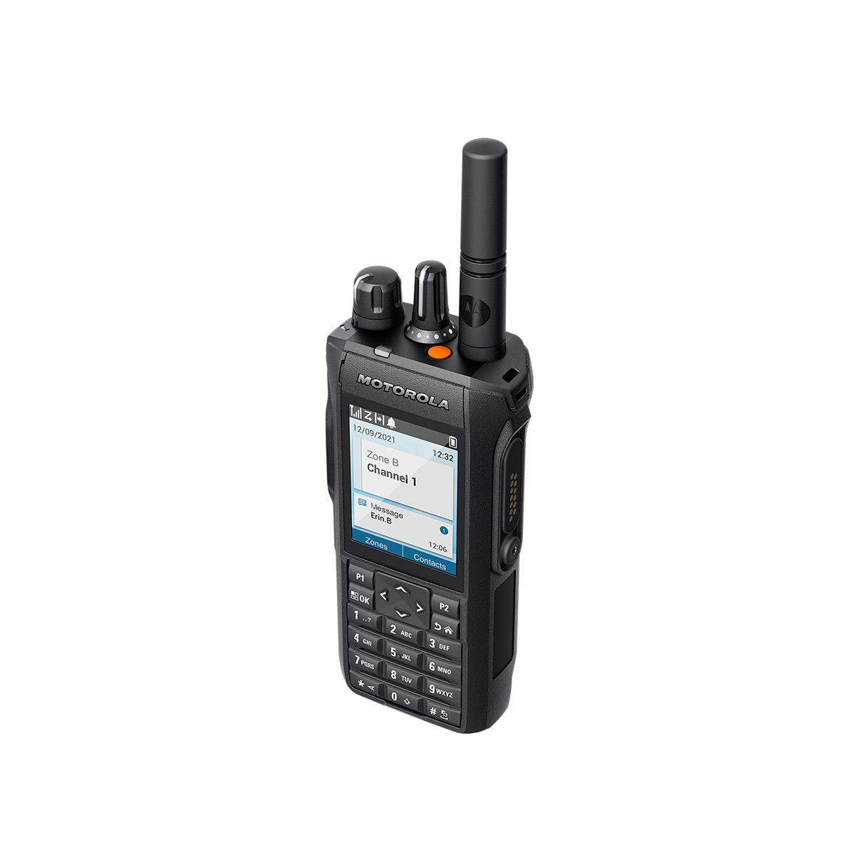 Radio Motorola R7 Digital con teclado completo LAH06RDN9RA2AN UHF 400-527 MHz