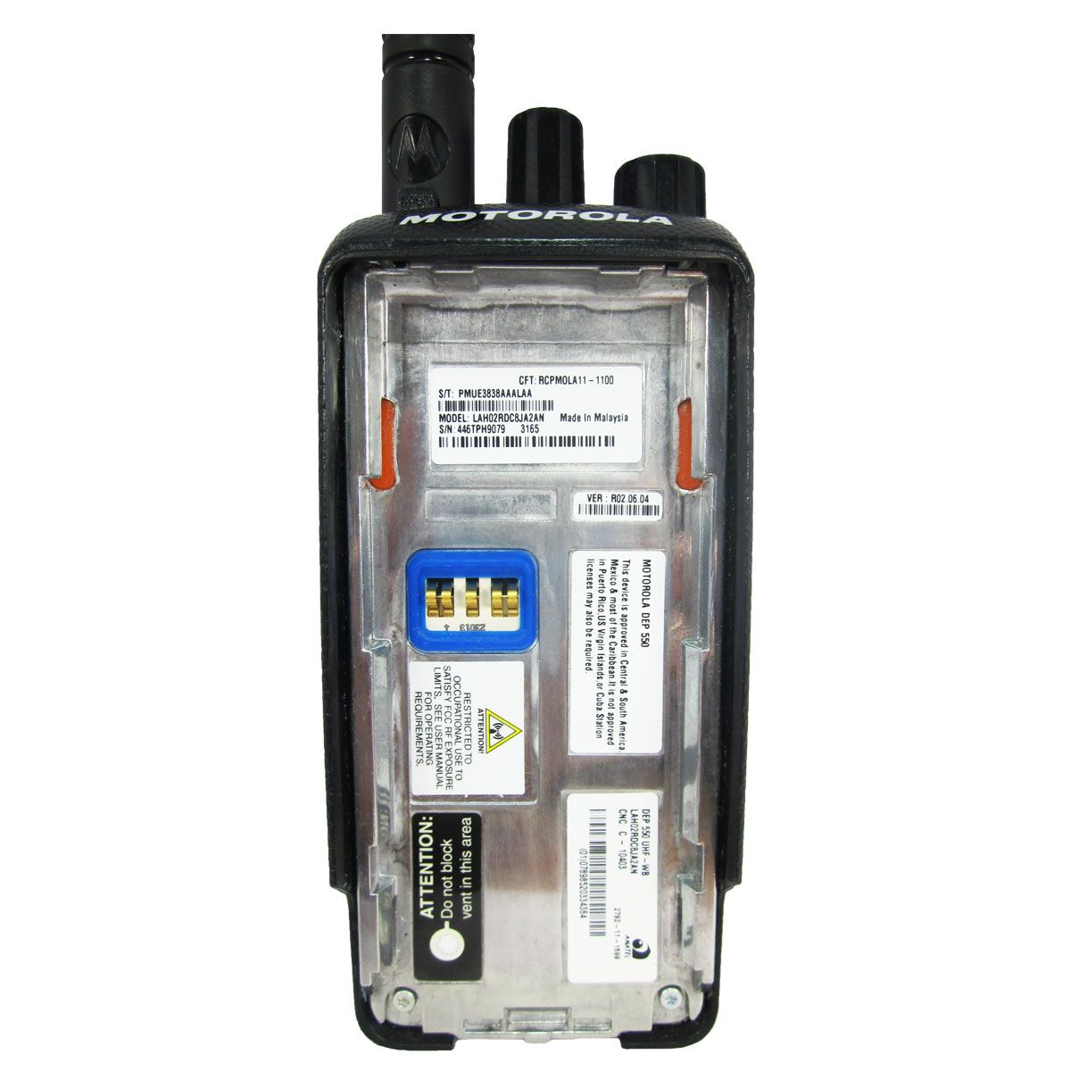 Radio Motorola DEP550 Digital LAH02JDC9JA2AN VHF 136-174 MHz