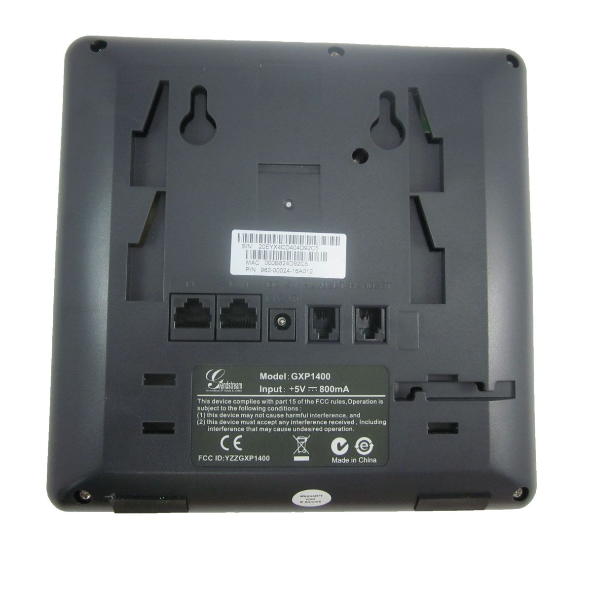 Teléfono alámbrico IP Grandstream GXP 1400/1405 962-0002416A012
