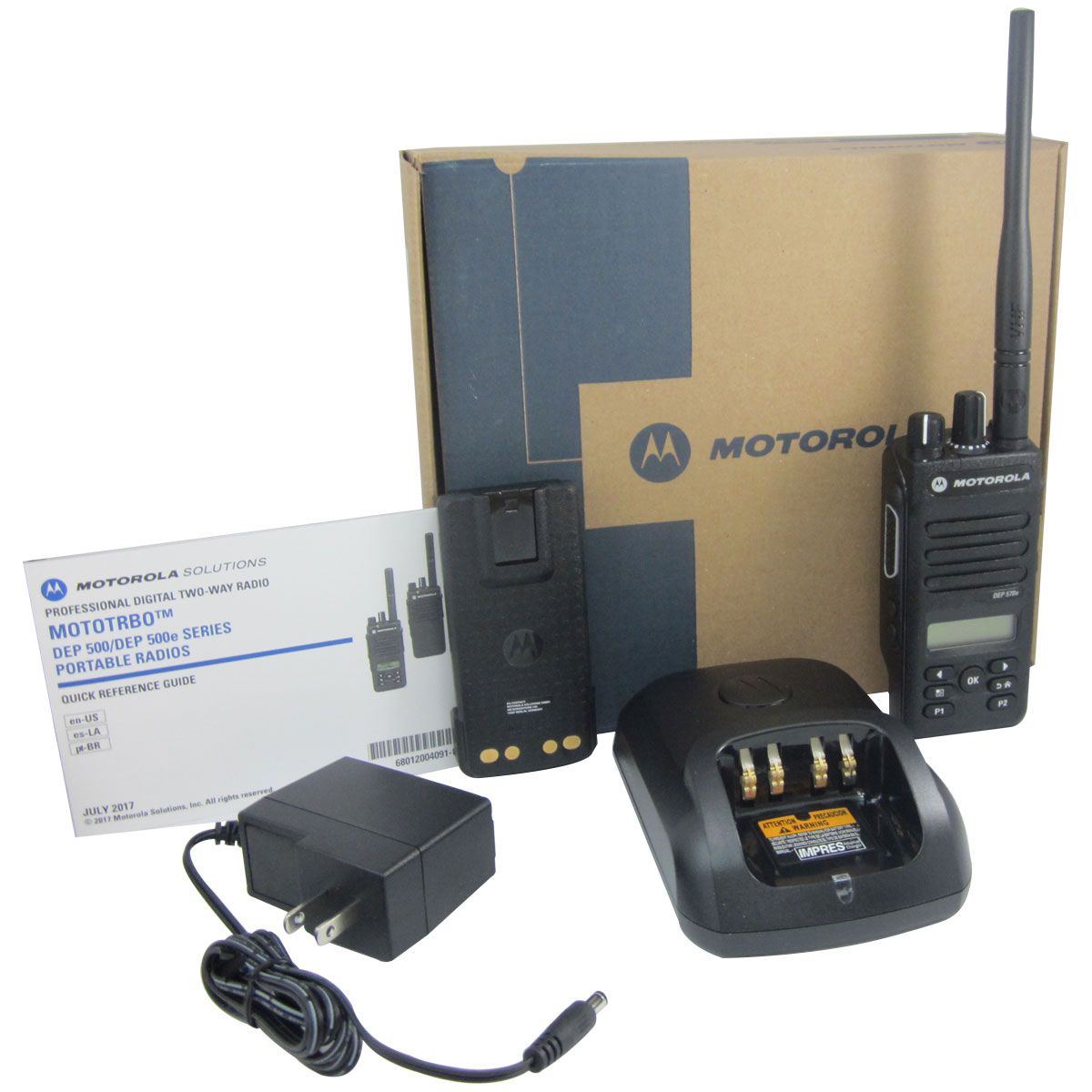 Radio Motorola DEP570 Digital LAH02JDH9JA2N VHF 136-174 MHz