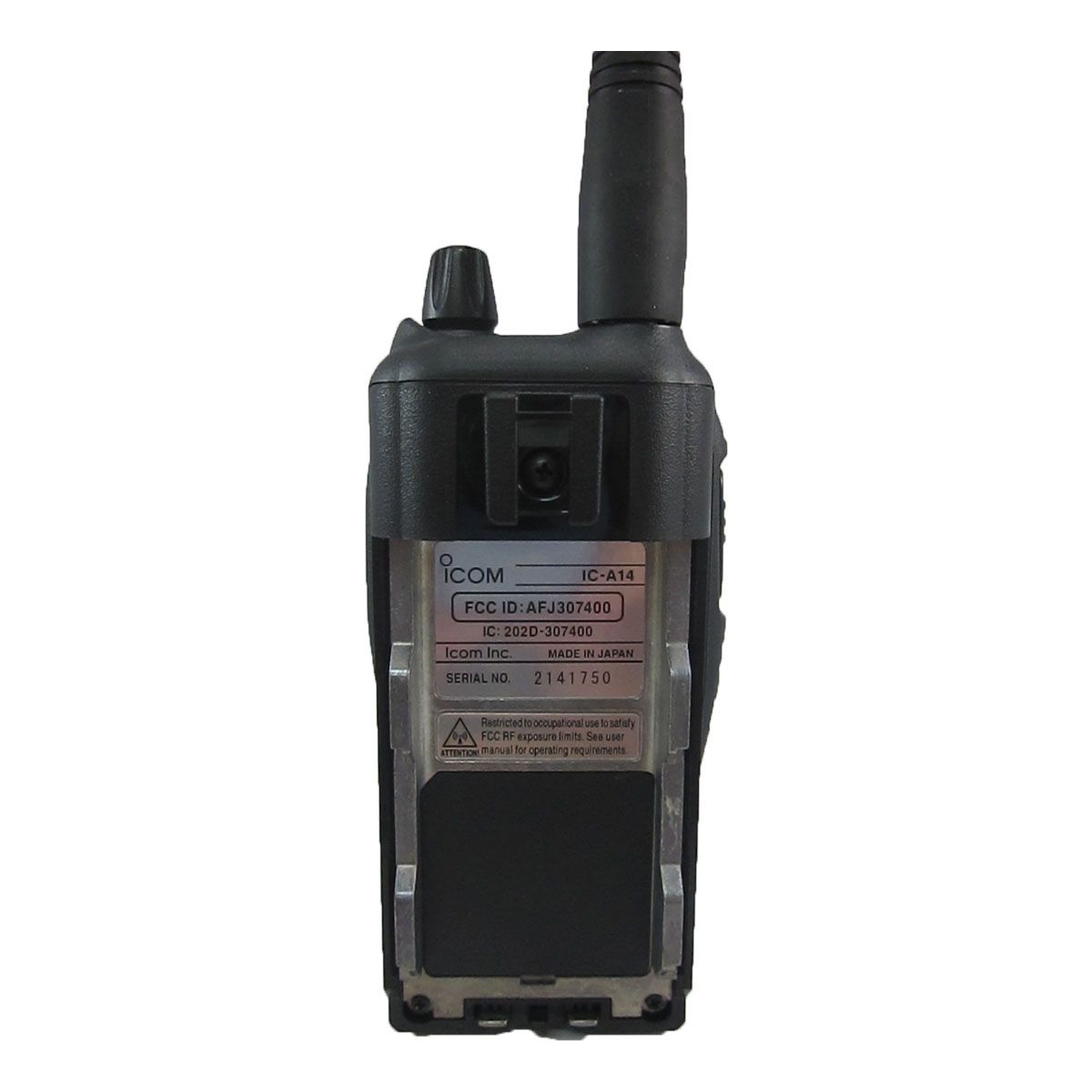 Radio Icom IC-A14S Analógico Banda Aérea con teclado simple