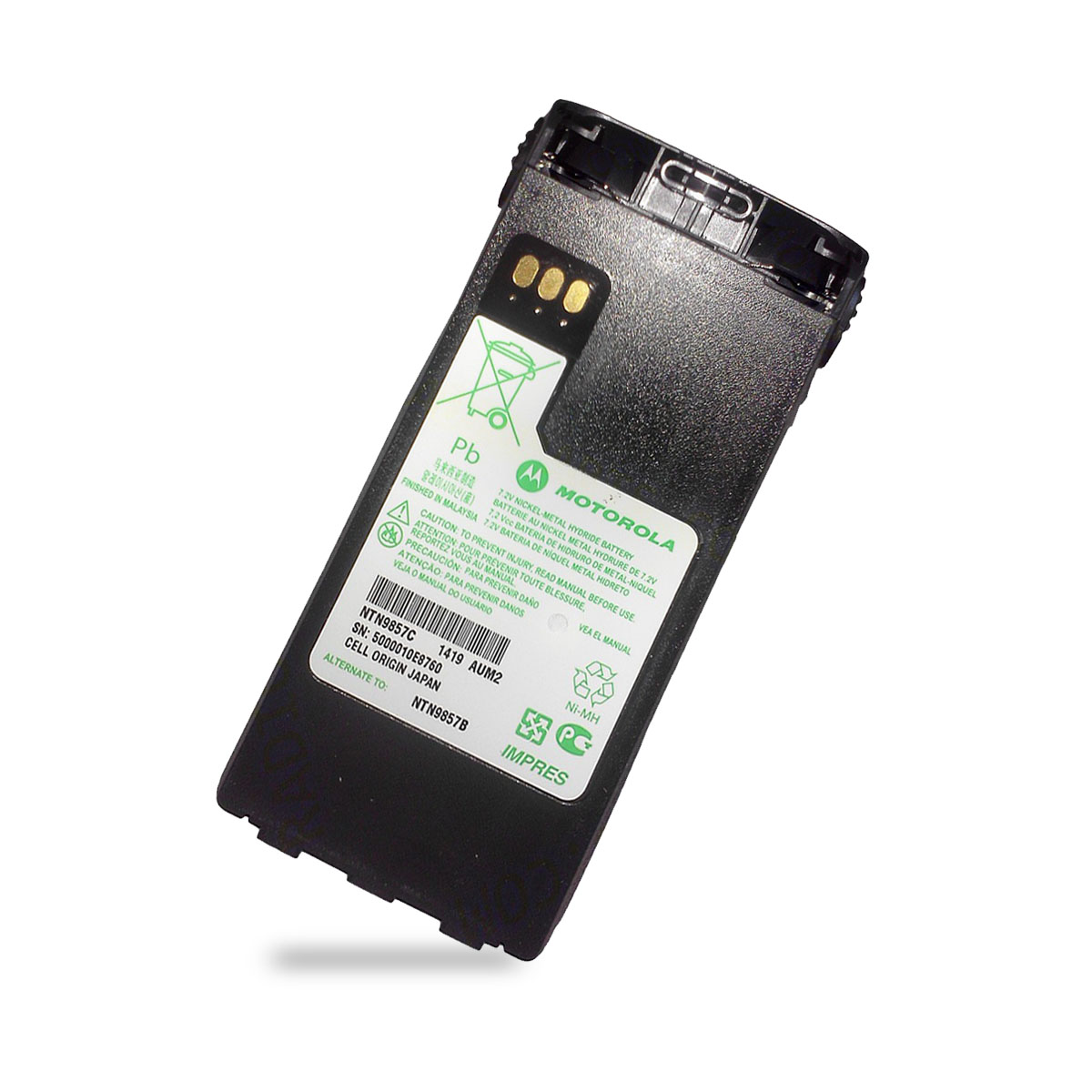 Batería Motorola NiMH 2000 mAh para Radios XTS NTN9857C IMPRES