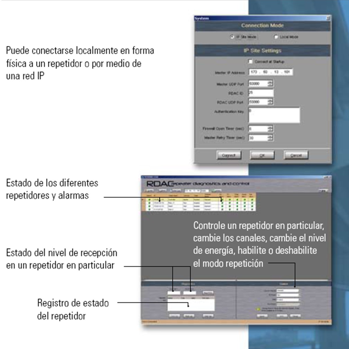 Licencia Motorola RDAC Multiple System HKVN4040 para Repetidora