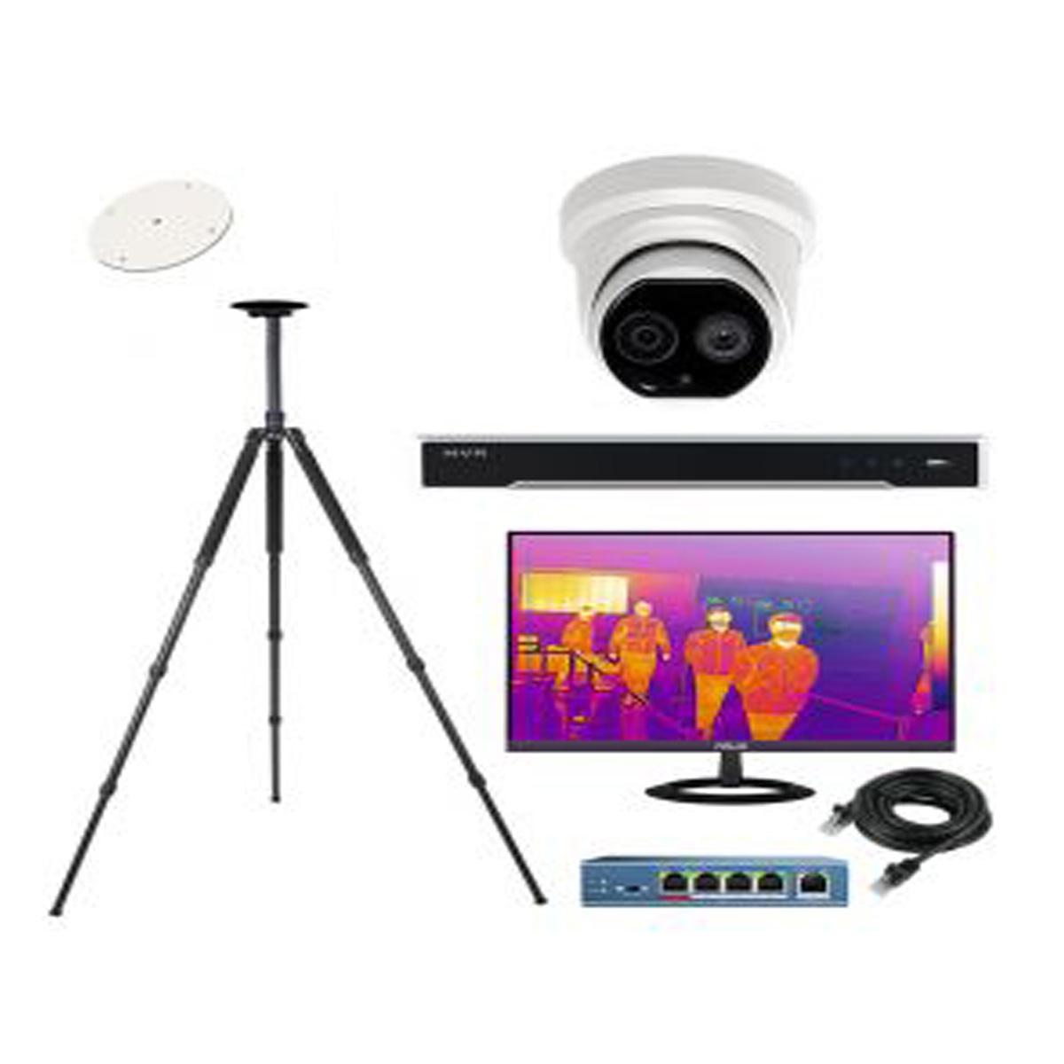 Cámara Hikvision IP Tipo Domo DS-2TD1217B-3/PA Térmica 4MP