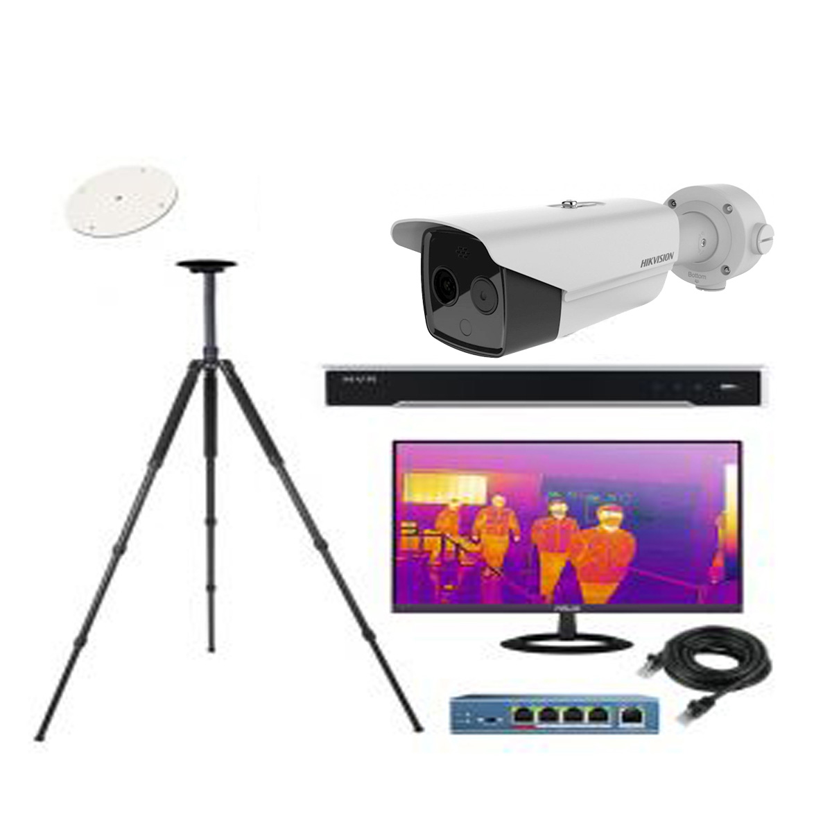 Cámara Hikvision IP Tipo Bullet DS-2TD2617B-6/PA Térmica 4MP