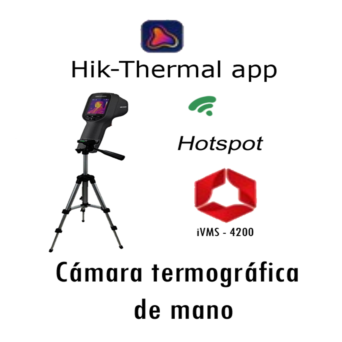 Cámara Hikvision IP DS-2TP31B-3AUF Térmica 8MP