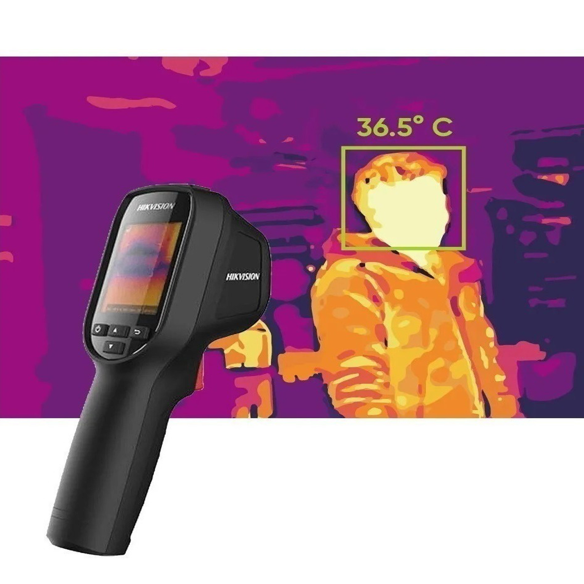 Cámara Hikvision IP DS-2TP31B-3AUF Térmica 8MP
