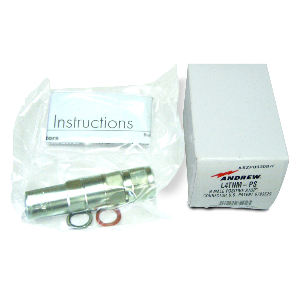Conector de RF N-Macho L4TNM-PSA para cable coaxial de 1/2 pulgada