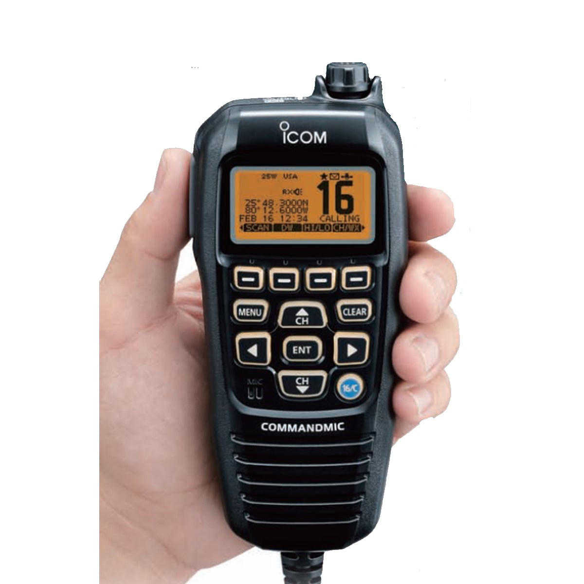 Micrófono Icom HM-195B para radio móvil