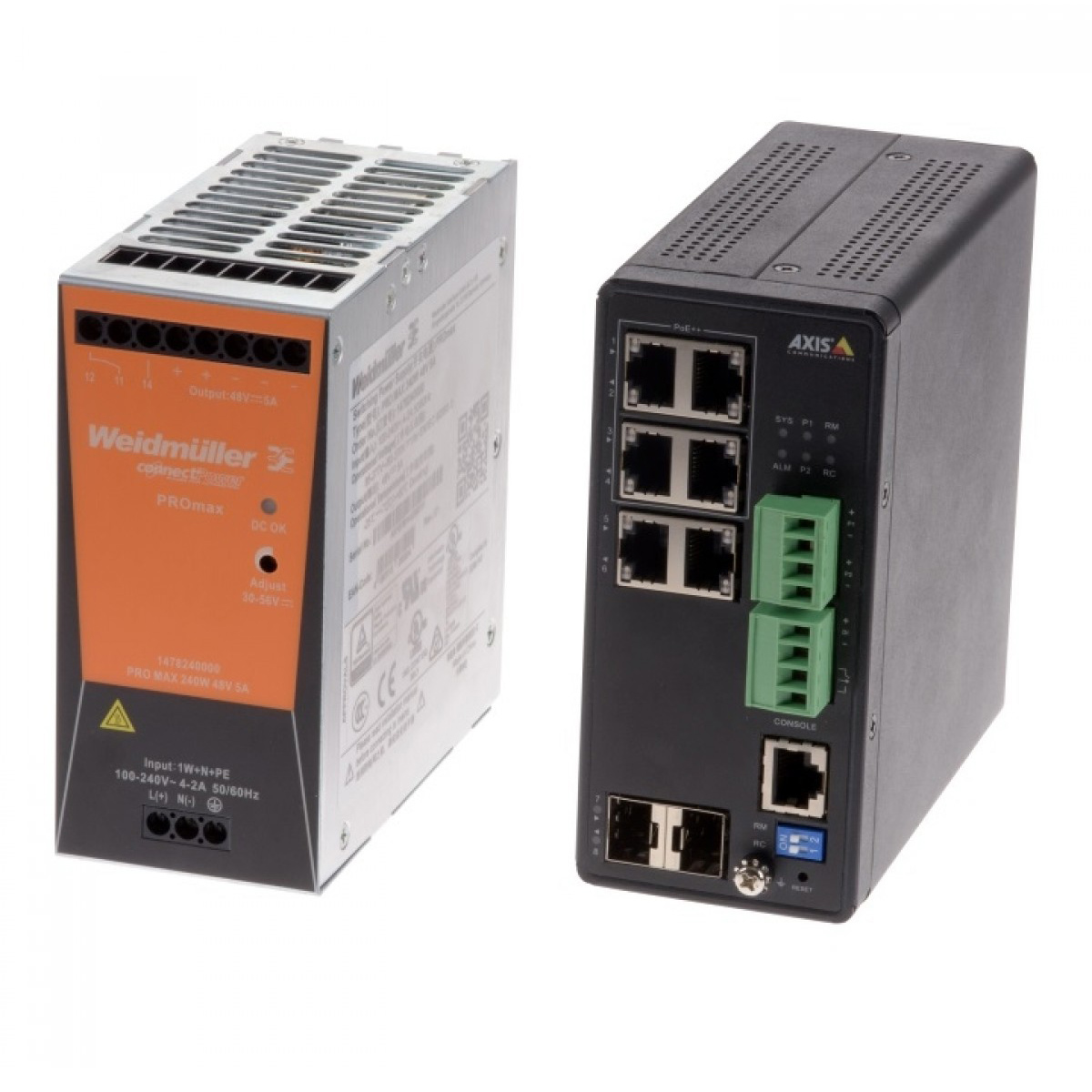 Fuente de poder DIN PS56 240 W para Switch industrial AXIS DINPS56240W