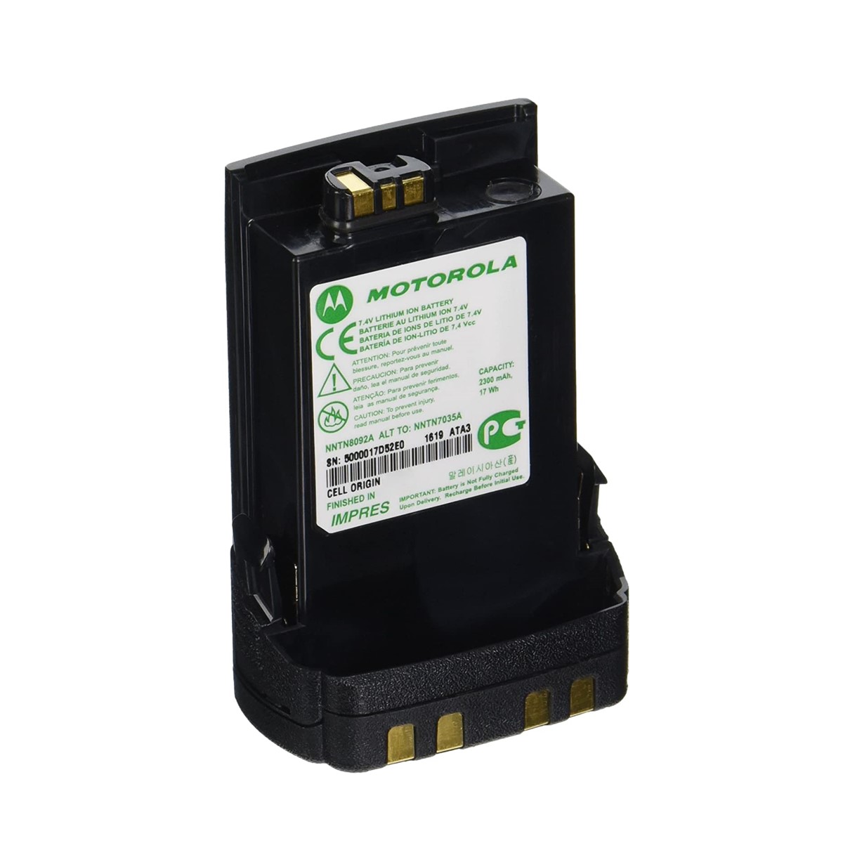 Batería Motorola Li-Ion 2300 mAh para Radio APX8000XE NNTN8092A