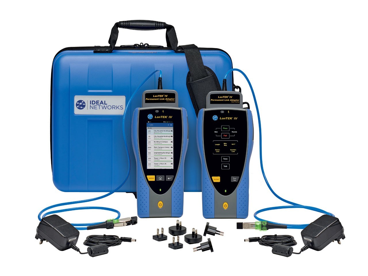 Certificador de Cobre y Fibra IDEAL Lantek IV R163000 500MHz