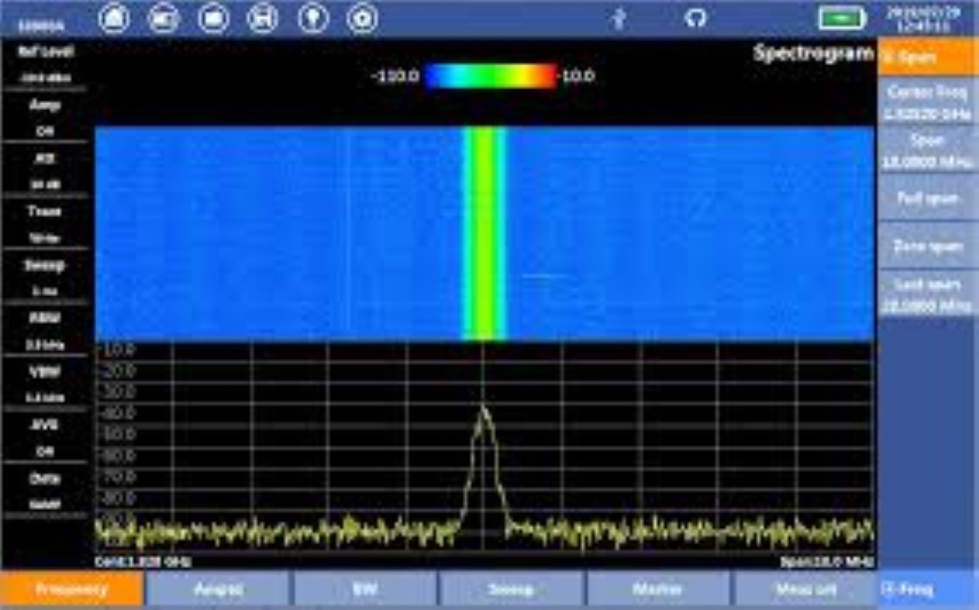 Analizador de espectro portátil 5G Deviser E8900A 9 kHz a 9 GHz