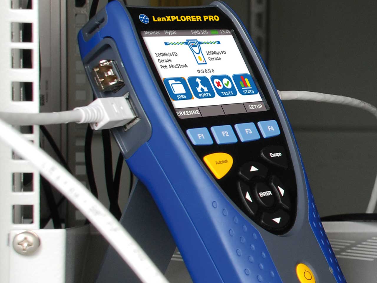 Analizador de redes en linea IDEAL LANXPLORER PRO