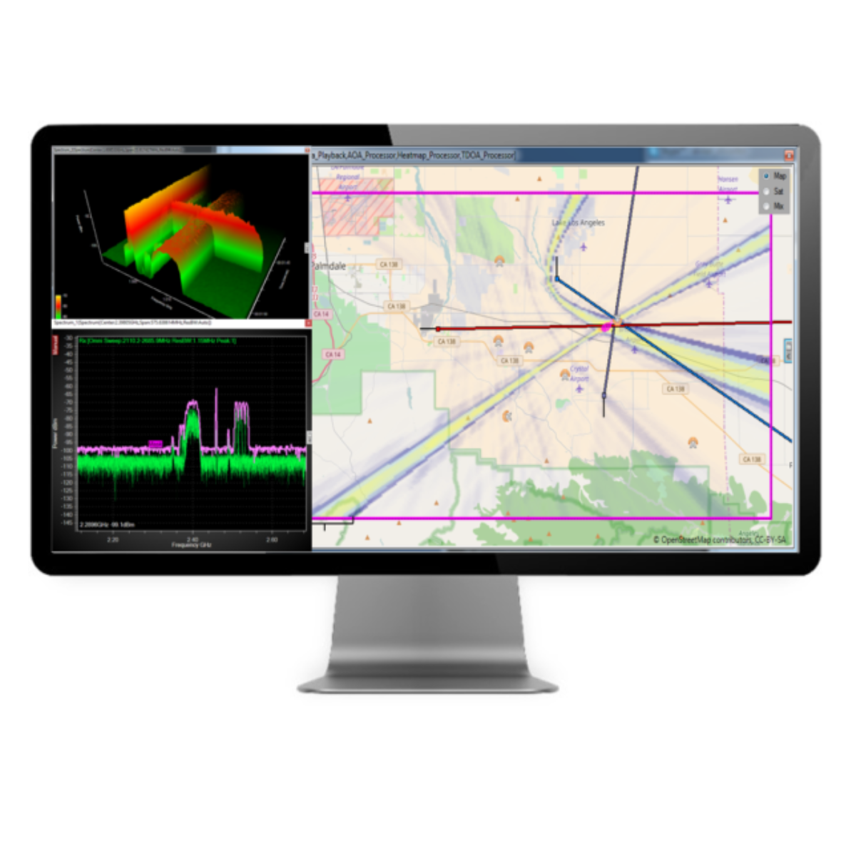 Gestión de espectro automatizada CRFS Misión RFeye Mision-RFEYE