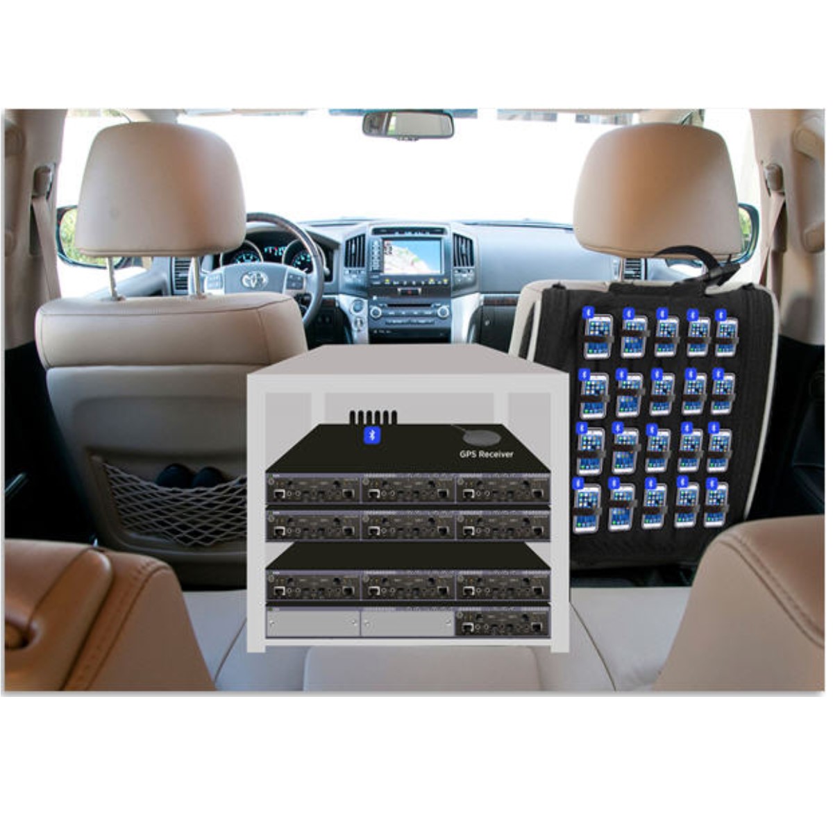 Prueba de cobertura de señal GL DRIVE TESTING WirelessDrive-Test