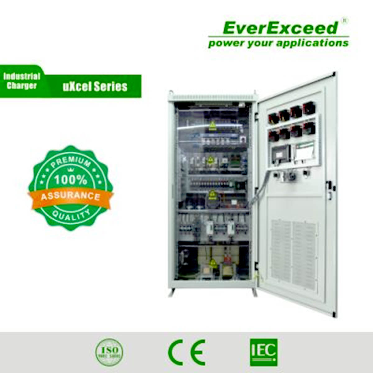 Rectificador industrial 12 pulsos con tecnología SCR – Serie uXcel 48VDC100A