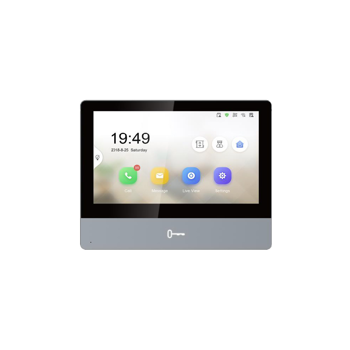 Monitor Hikvision IP de Videoportero Pantalla Táctil 7 DS-KH8350-WTE1